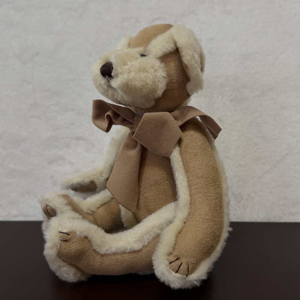 Bath & Body Works Teddy Bear Gingerbread Plush Collectible Shelf Sitter Stiff - Picture 2 of 9